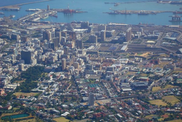 Cape Town CBD from Table Mountain