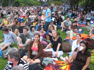 Kirstenbosch concert crowd