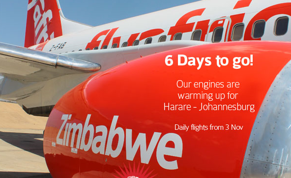 FlyAfrica Zimbabwe Plane