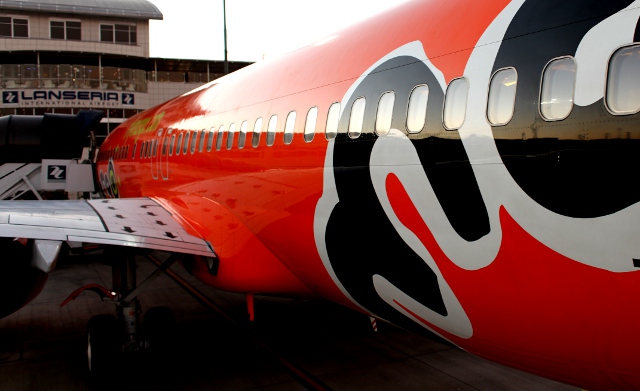 Mango plane at Lanseria Airport