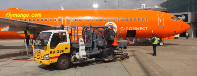 Mango Airlines G-Connect plane