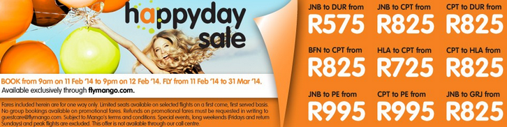 Mango Happy Day sale to 31 March 2014