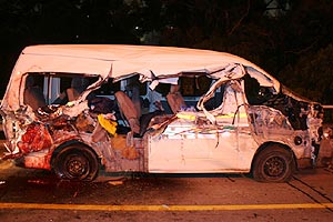 City to City bus accident - minibus taxi