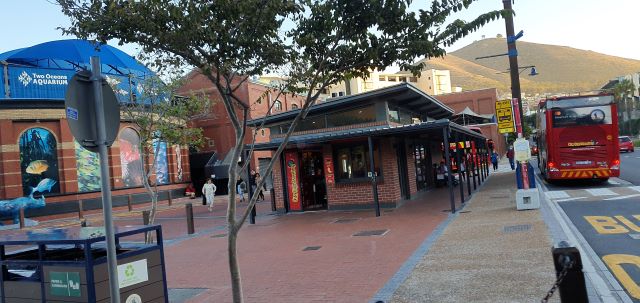 City Sightseeing's kiosk at the V&A Waterfront