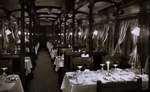 Rovos Rail dining car
