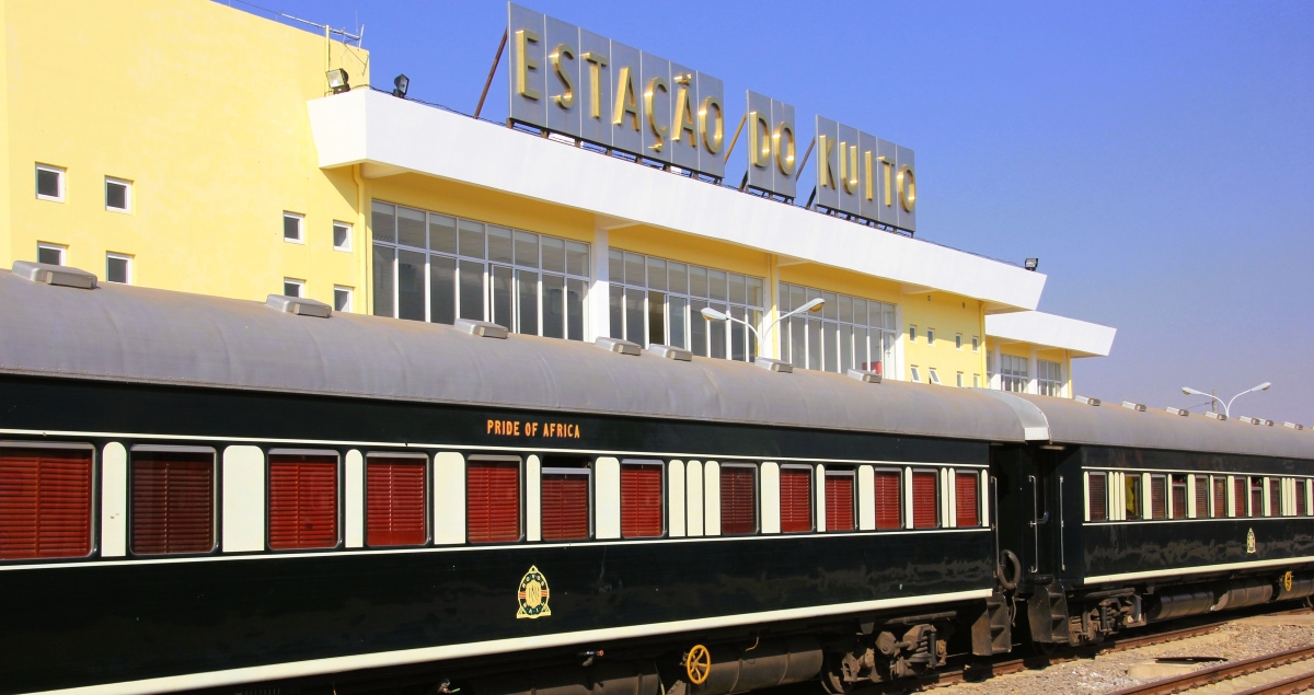 Pride of Africa train at ESTACAO DO KUITO