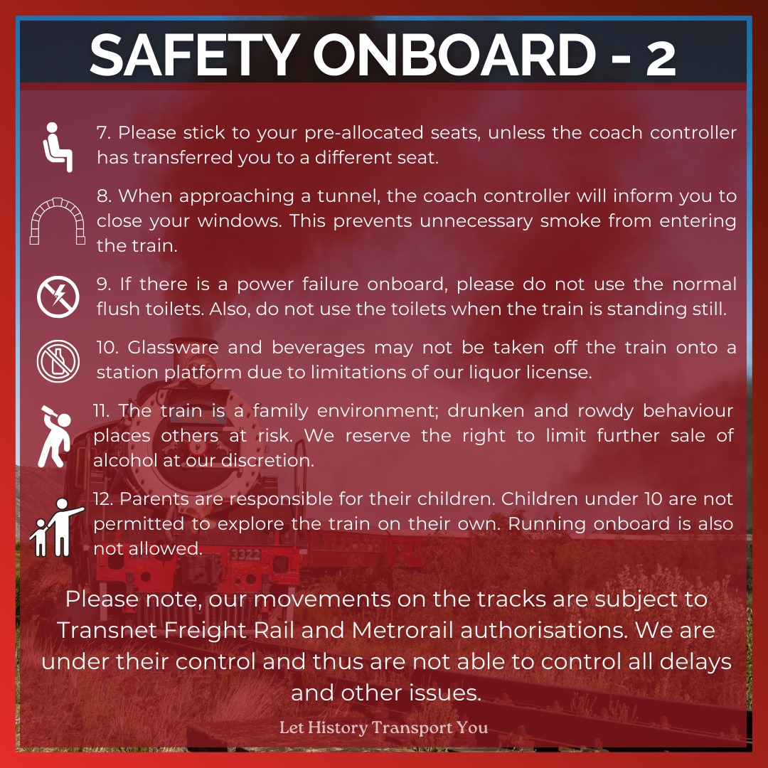 Ceres Rail safety oboard rules
