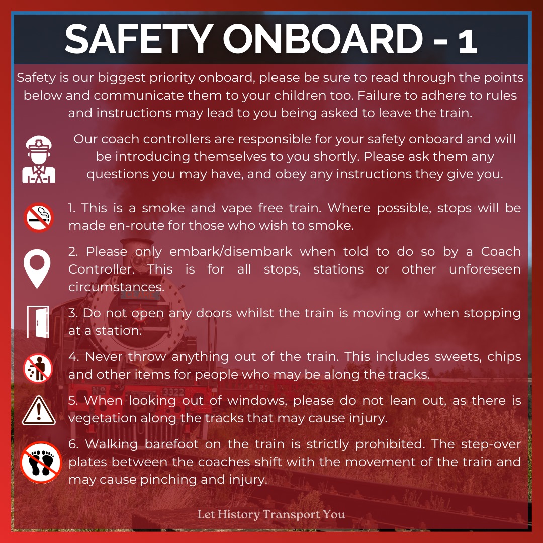 Ceres Rail safety oboard rules
