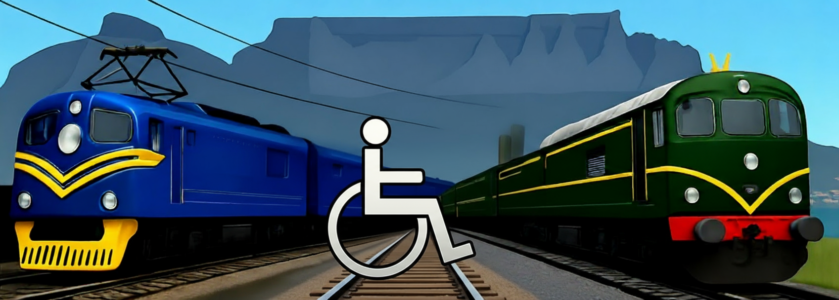 The Blue Train and Rovos Rail with a wheelchair