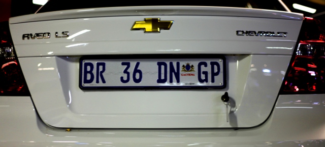 Chev Aveo at O.R. Tambo International Airport