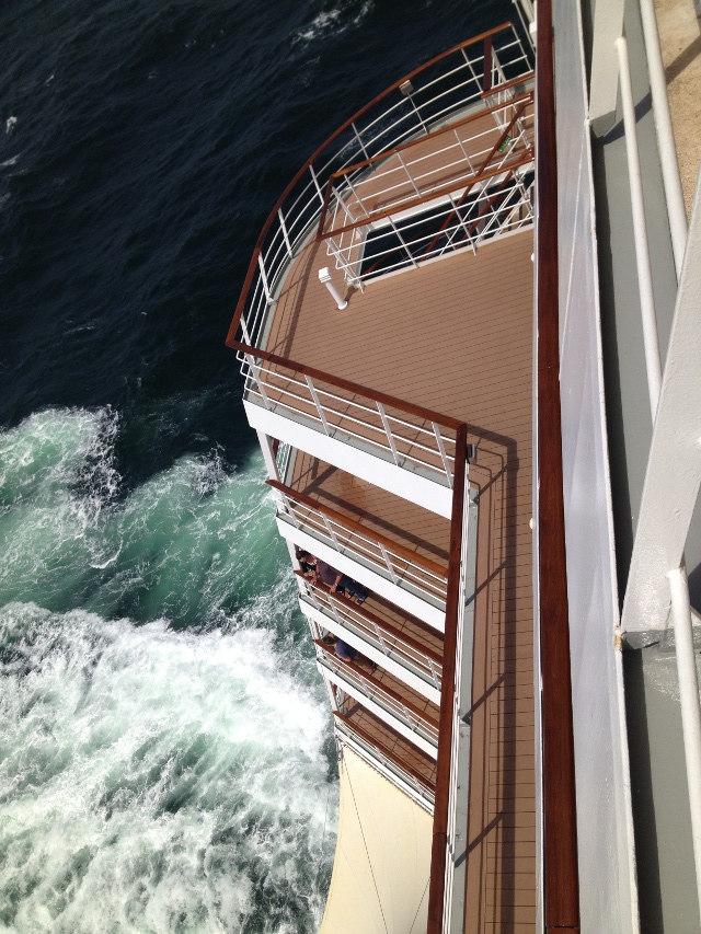 back of ship