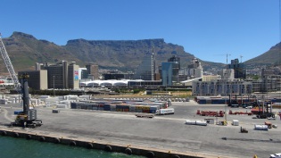 setting sail from Cape Town on the Sinfonia