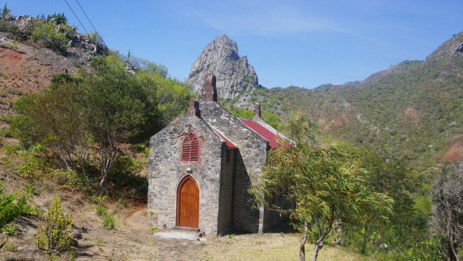 chapel near Sandy Bay on St Helena Island