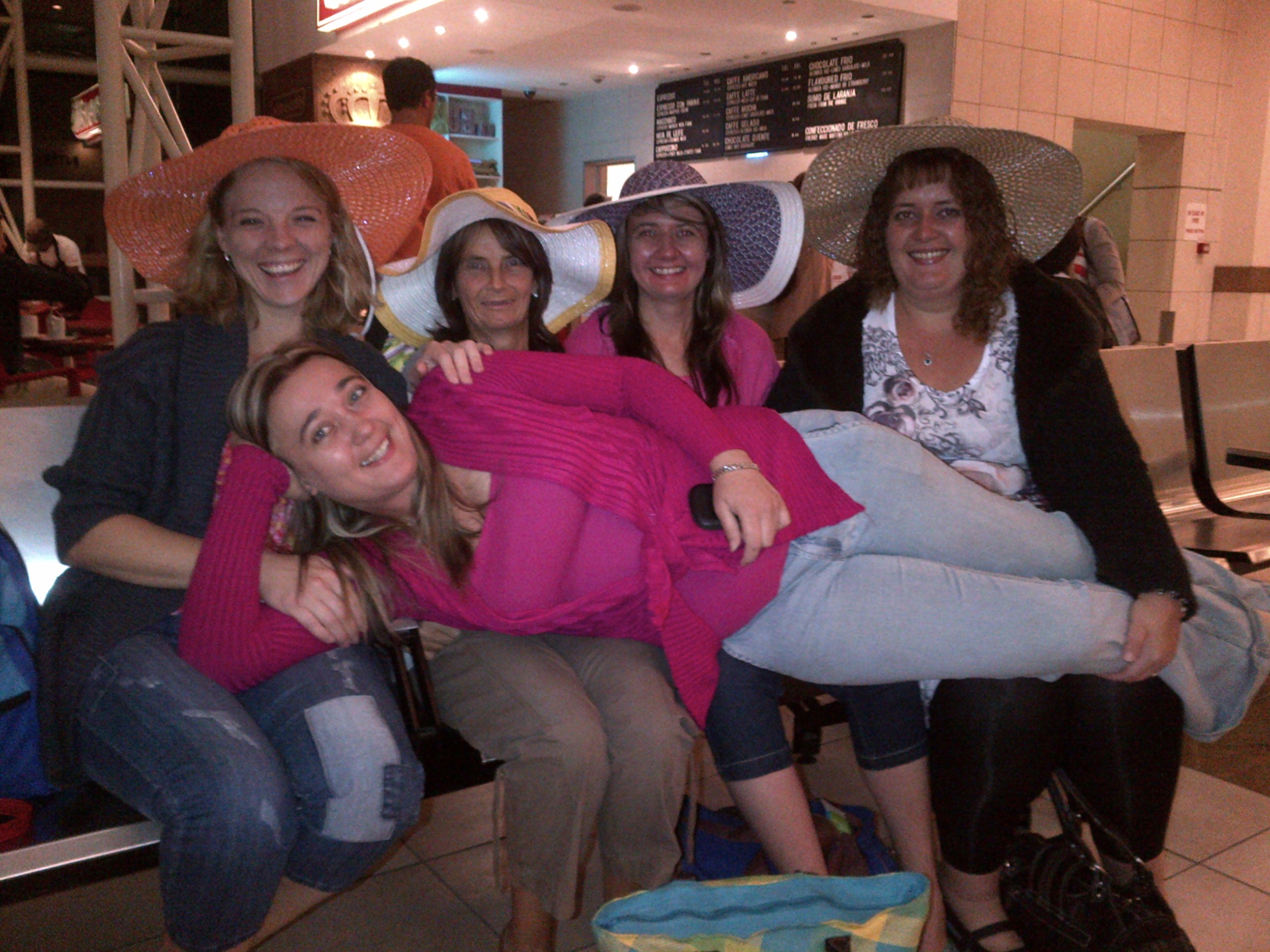 goofing it up at Lanseria Airport