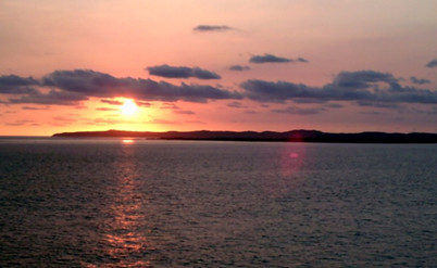 sunset at Portuguese Island