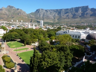 Table Mountain and Company Gardens