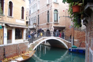Venice, side canal