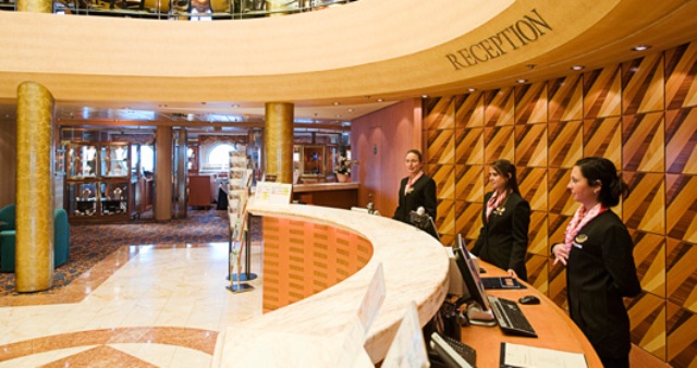 MSC Armonia reception area