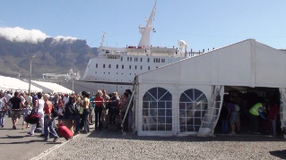 cruise luggage tent in Cape Town