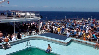 Calypso pool on the MSC Melody