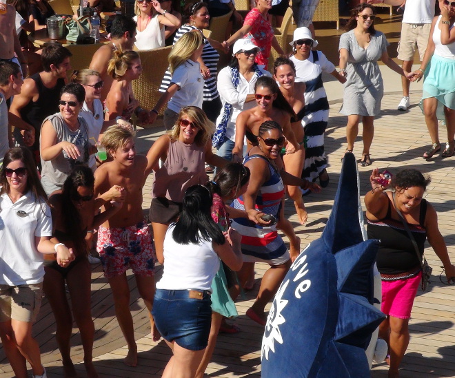 MSC Opera sail-away party