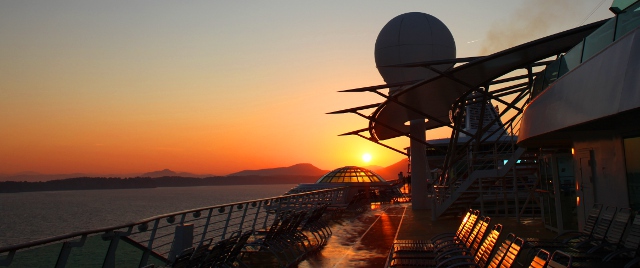 Royal Caribbean International's Liberty of the Seas cruises into Toulon