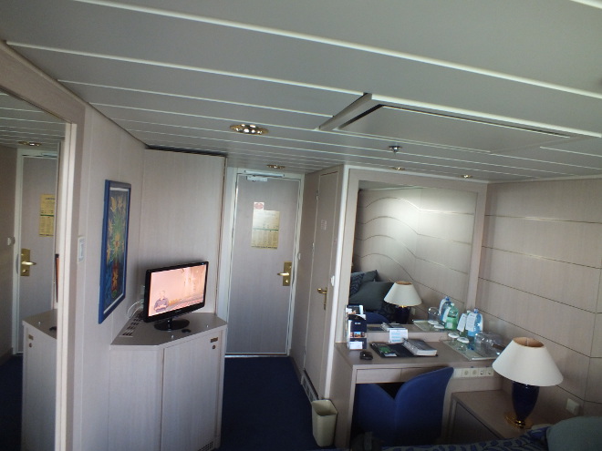 cabin on the MSC Opera cruise ship