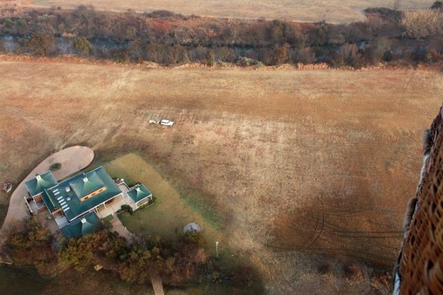 Bill Harrop ballooning take off spot