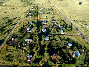 village we ballooned over