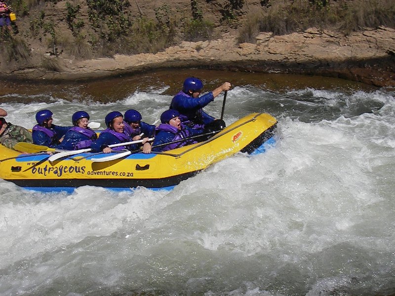 gasping for air whilst white water rafting