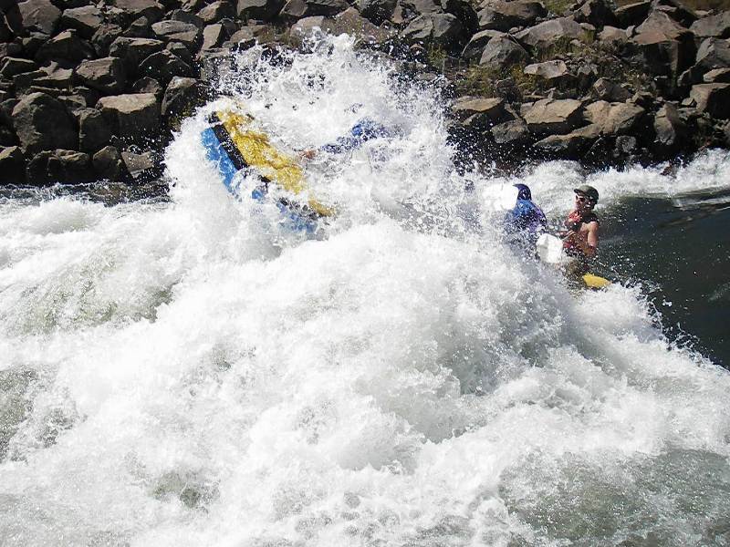 white water rafting on the Ash River near Clarens