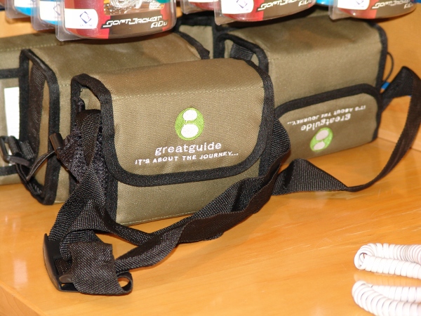 bag with the Greatguide in it